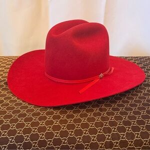Red Cowboy Hat Bailey made in USA